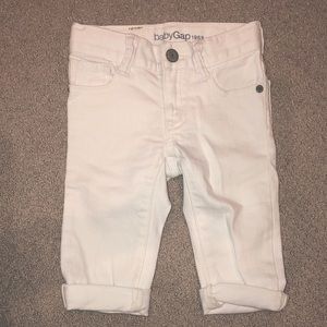 Baby girl white jeans